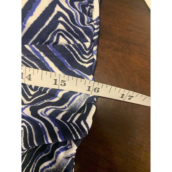 NWT Tropical Escape Dimond Ruffle One Piece Swimsuit Size 14 - Picture 5 of 7